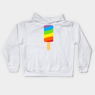 Gay LGBT Pride Ice Lolly Kids Hoodie